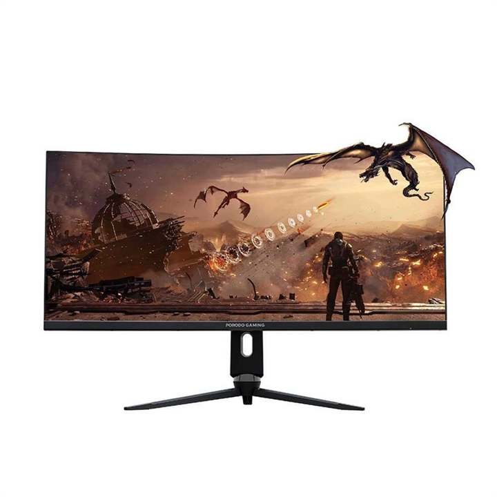 مانیتور گیمینگ منحنی پرودو 34 اینچ مدل PDX524-BK ا Porodo Gaming Ultra Wide-Curved Monitor 34 Inch
